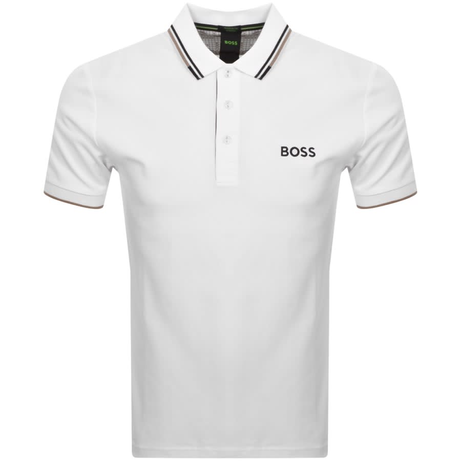 BOSS Paddy Pro Polo T Shirt White Mainline Menswear