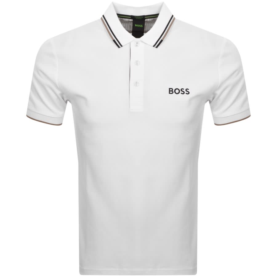 BOSS Paddy Pro Polo T Shirt White | Mainline Menswear