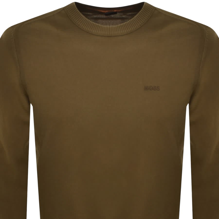 Khaki hugo boss on sale jumper