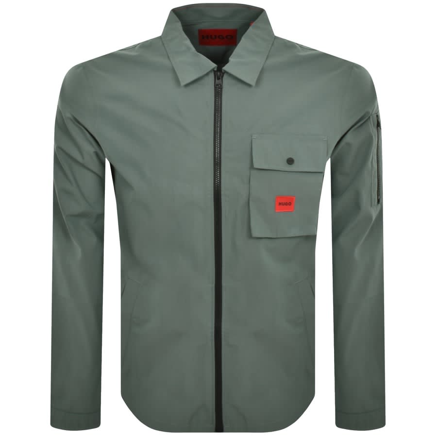 Green sales overshirt jacket