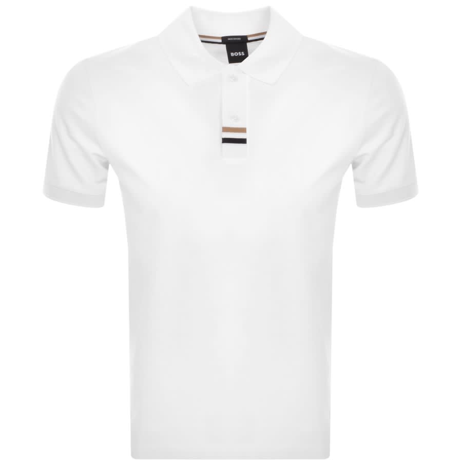 BOSS Parlay 424 Polo T Shirt White
