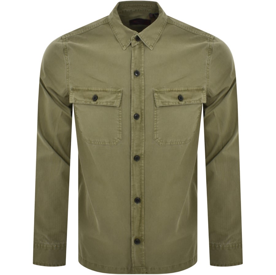 Superdry Vintage Military Overshirt Green | Mainline Menswear