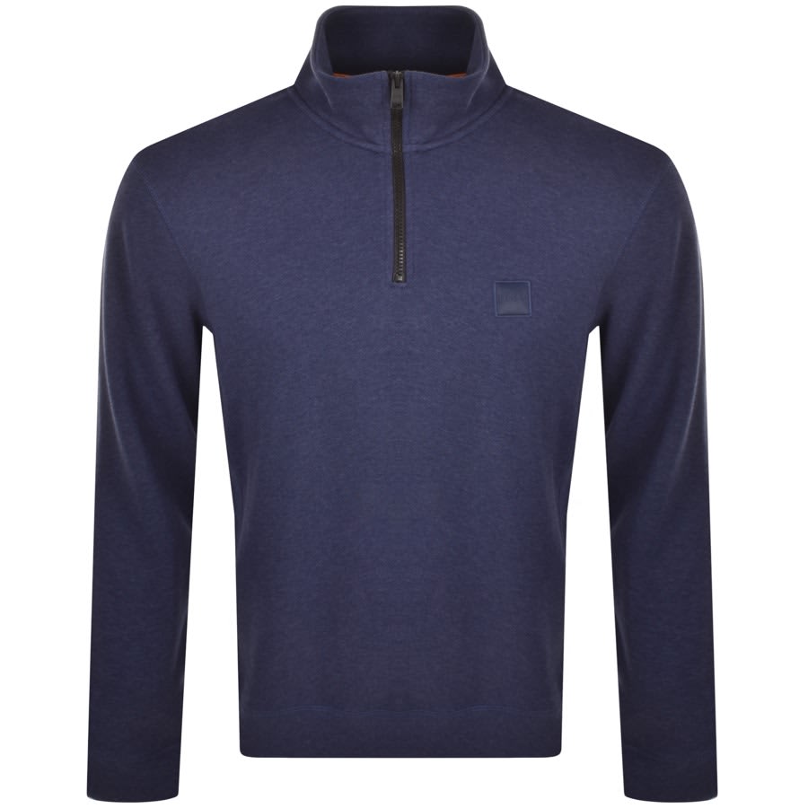 Boss half zip sweatshirt new arrivals