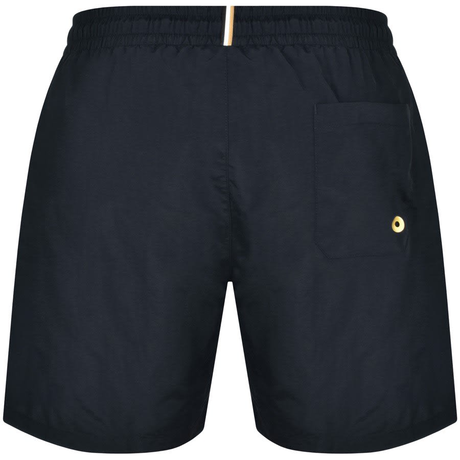 Navy boss shorts cheap