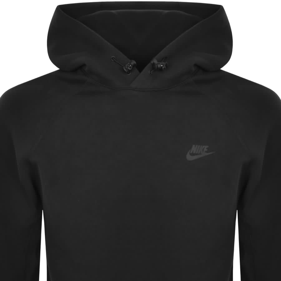 mens nike tech hoodie black