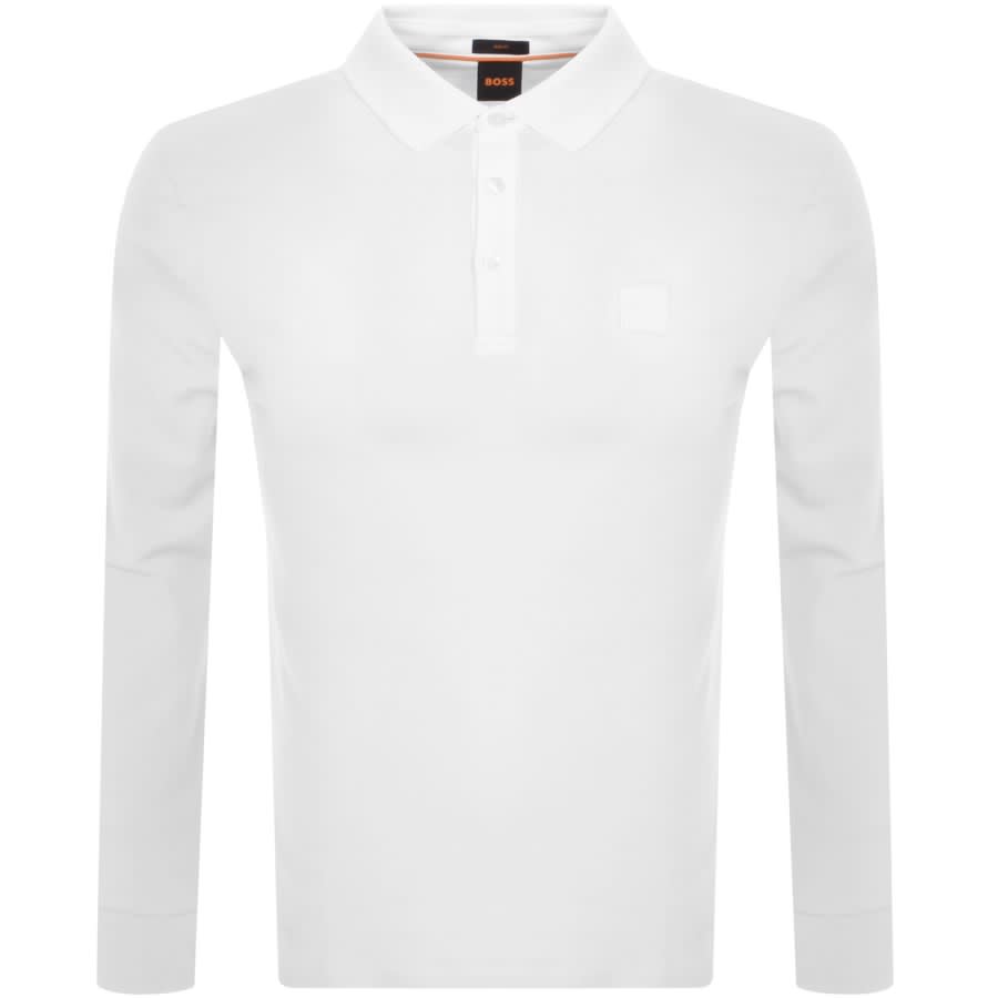 Hugo boss slim fit long sleeve polo shirt discount