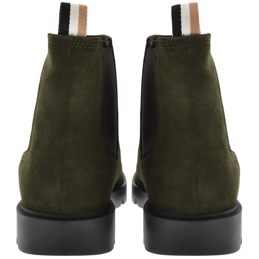 BOSS Adley Cheb Boots Green Mainline Menswear United States