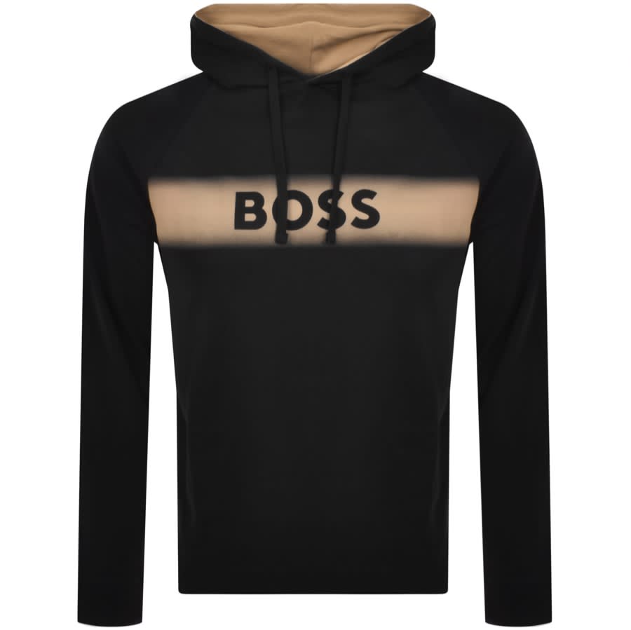 Boss bodywear lounge sale full zip sweatshirt black