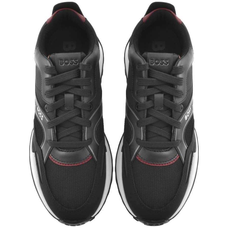 Mens black boss trainers hotsell