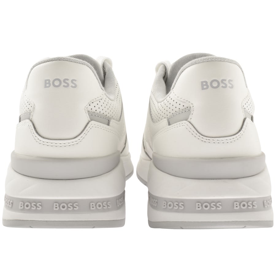 BOSS Kurt Runn Trainers White Mainline Menswear United States