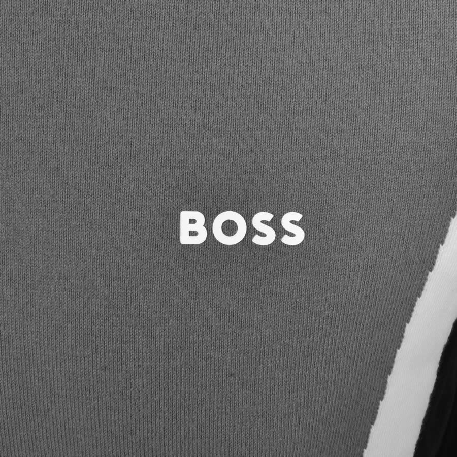 Grey hugo boss best sale jumper
