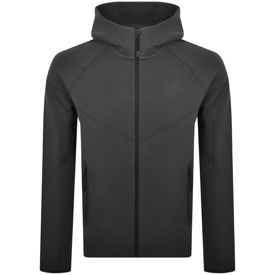 mens nike full zip hoodie grey