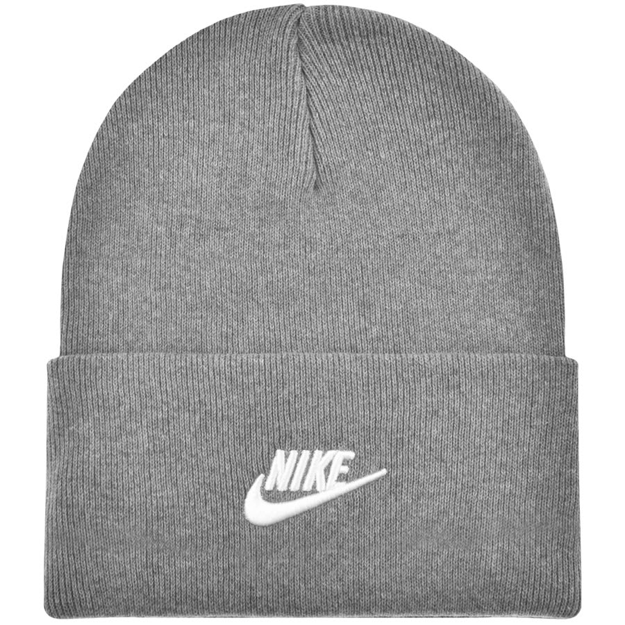 Nike Futura Cuffed Knit Beanie Hat Grey Mainline Menswear Ireland