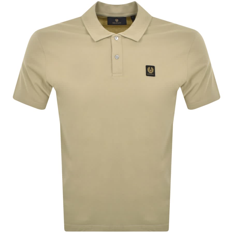 Belstaff Logo Polo T Shirt Green Mainline Menswear