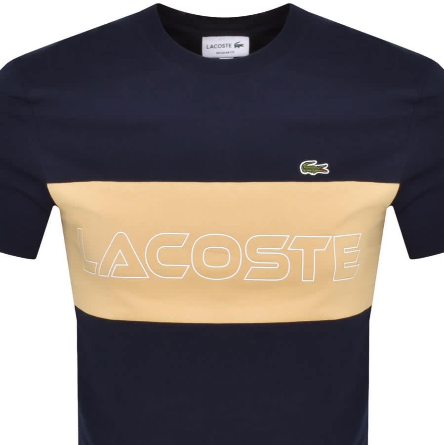 Black and shop gold lacoste shirt