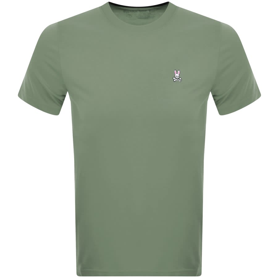Psycho Bunny Classic Crew Neck T Shirt Green | Mainline Menswear