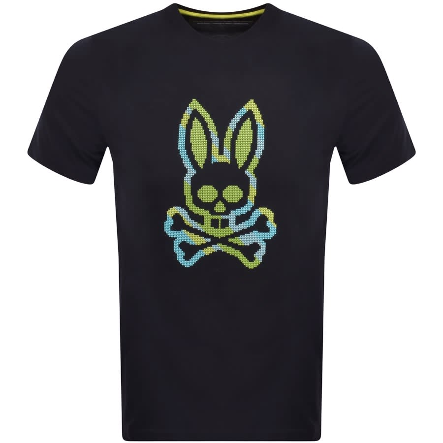 Psycho Bunny Apple Valley Density T Shirt Navy | Mainline Menswear