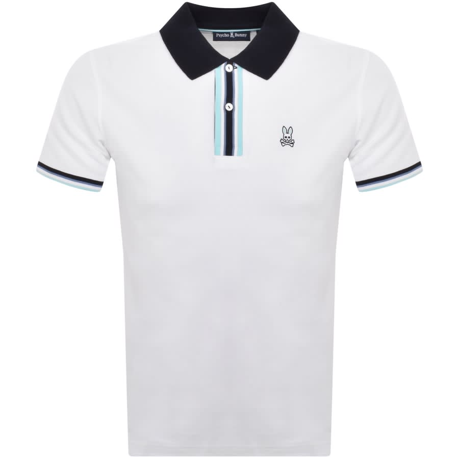 Psycho Bunny Bloomington Polo T Shirt White | Mainline Menswear