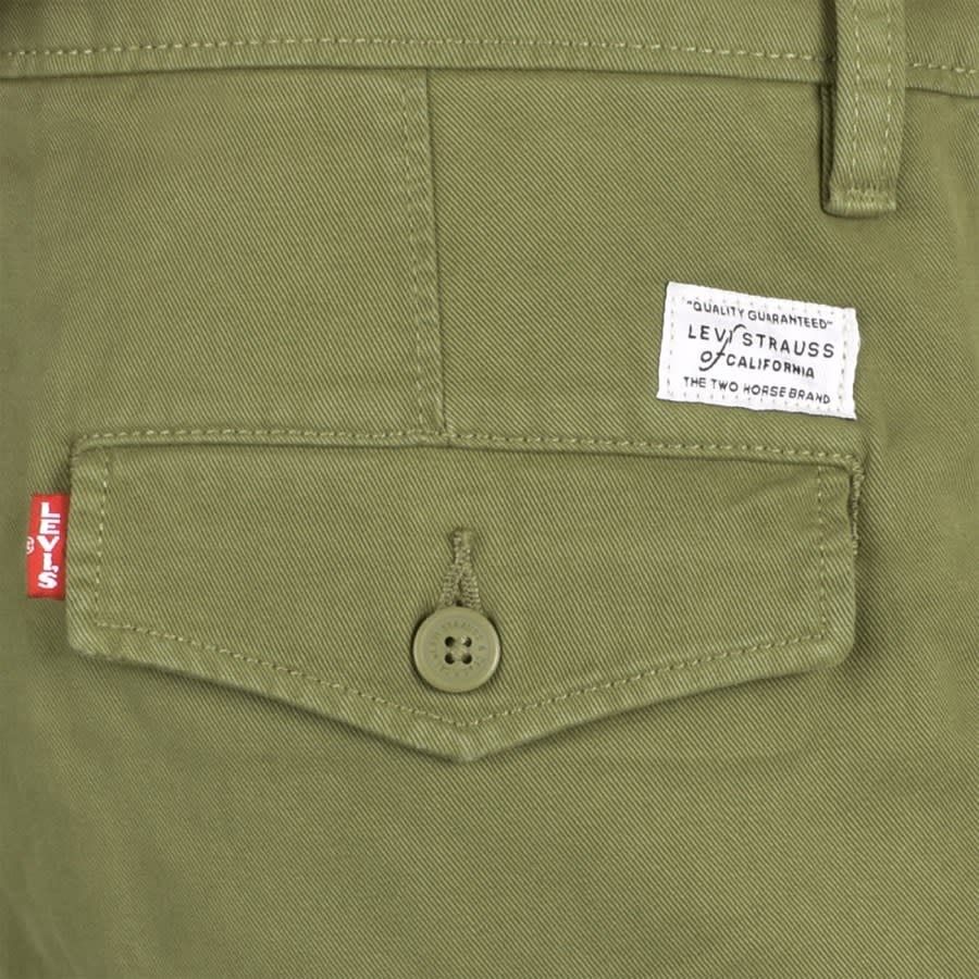 Levis XX Authentic Straight Chinos Green Mainline Menswear