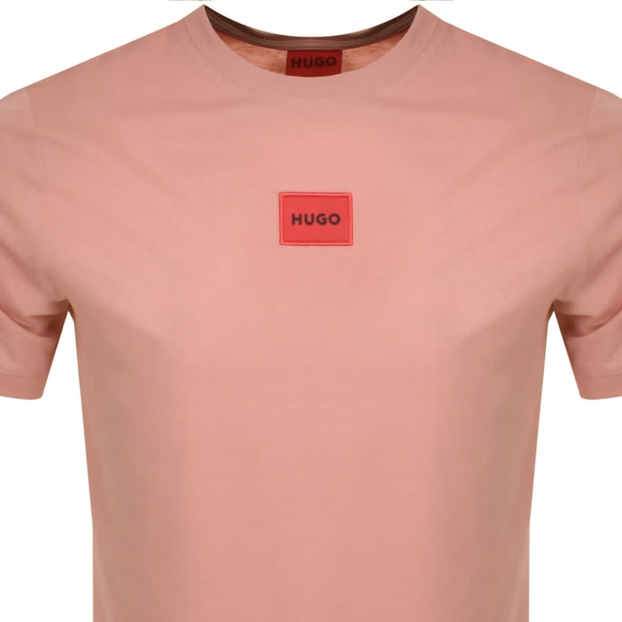 Mens pink hugo boss t shop shirt