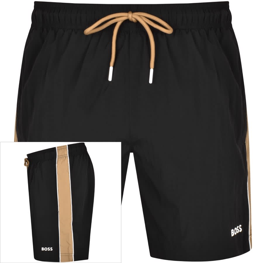 BOSS Tune Swim Shorts Black Mainline Menswear