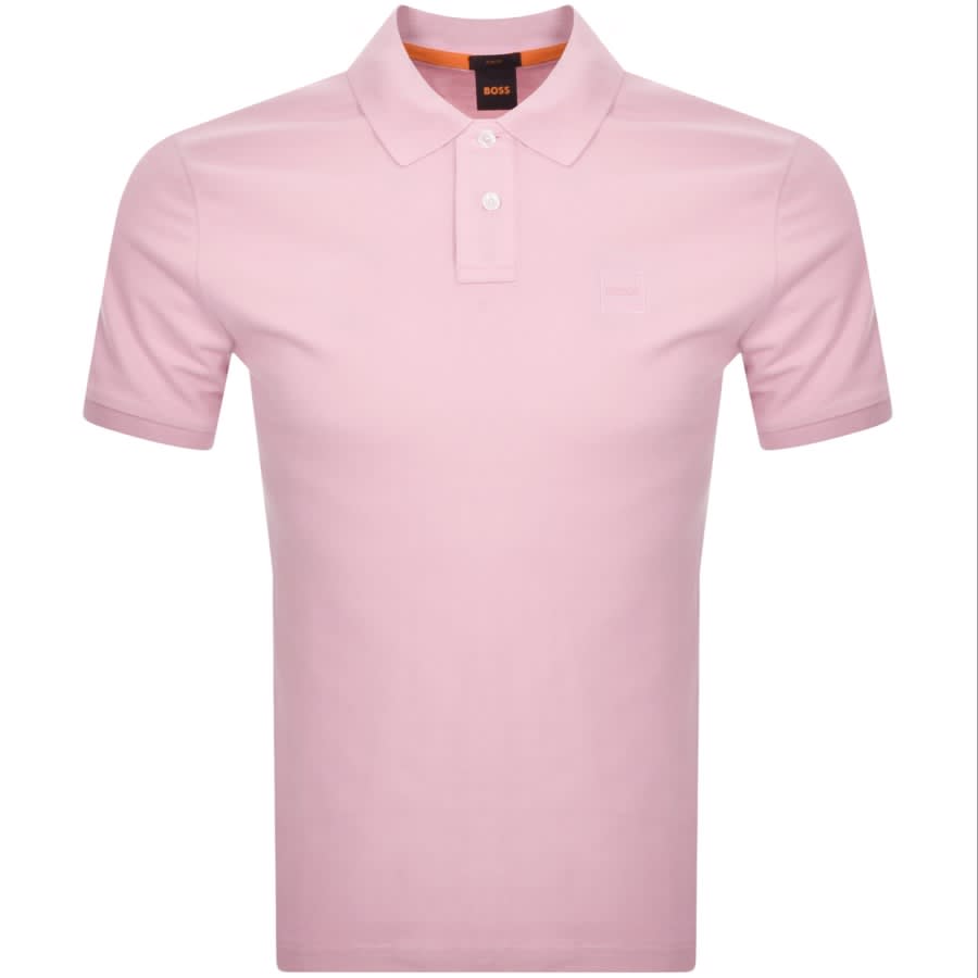 BOSS Passenger Polo T Shirt Pink | Mainline Menswear