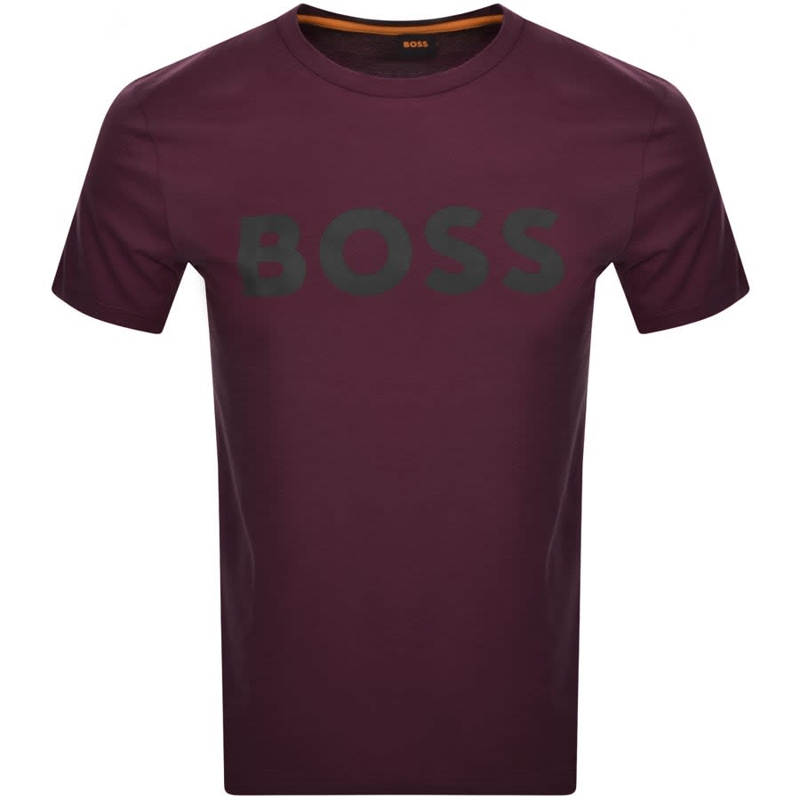 Hugo boss burgundy t shirt store
