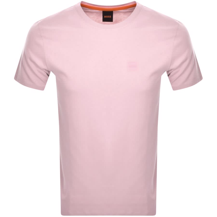 BOSS Tales T Shirt Pink | Mainline Menswear