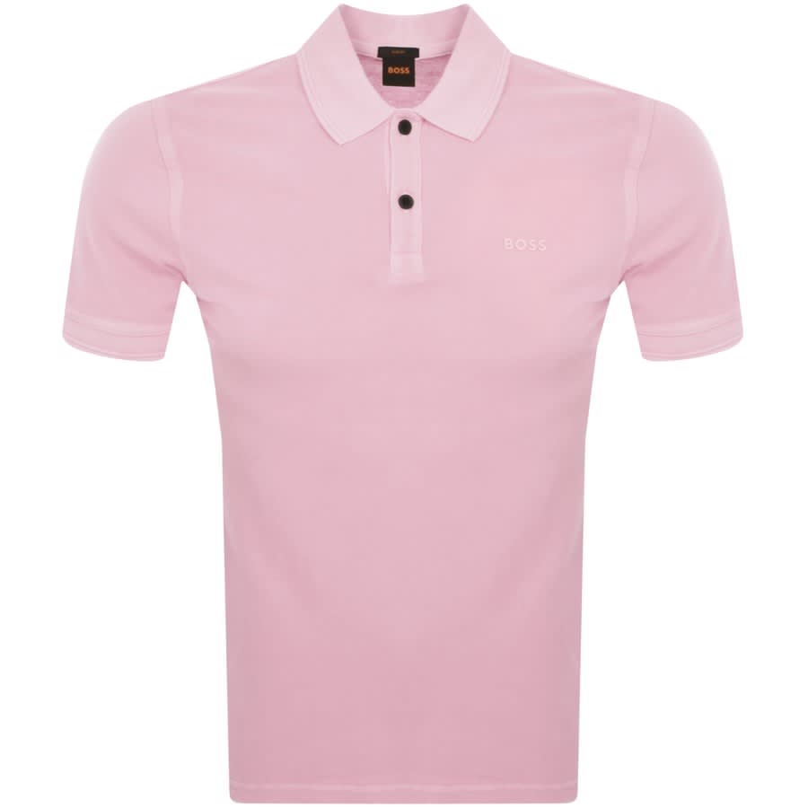 BOSS Prime Polo T Shirt Pink | Mainline Menswear