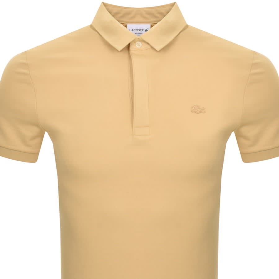 Beige lacoste on sale polo