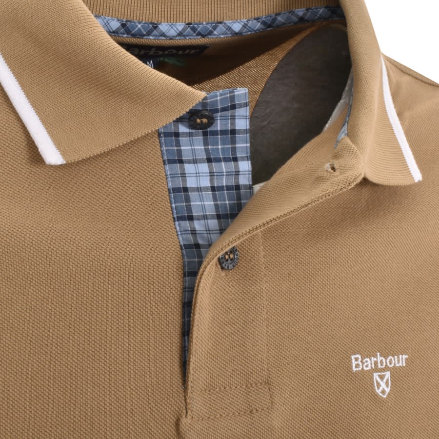 Barbour t clearance shirt Brown