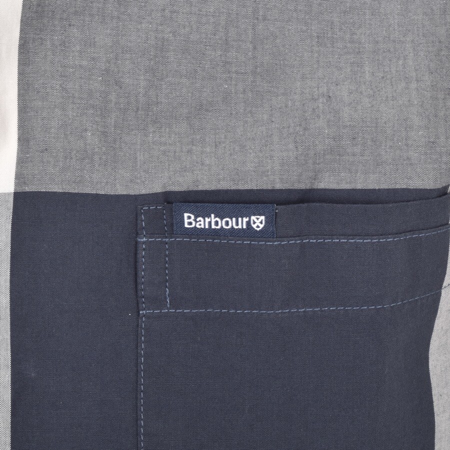 Barbour Harris Check Long Sleeved Shirt Navy Mainline Menswear