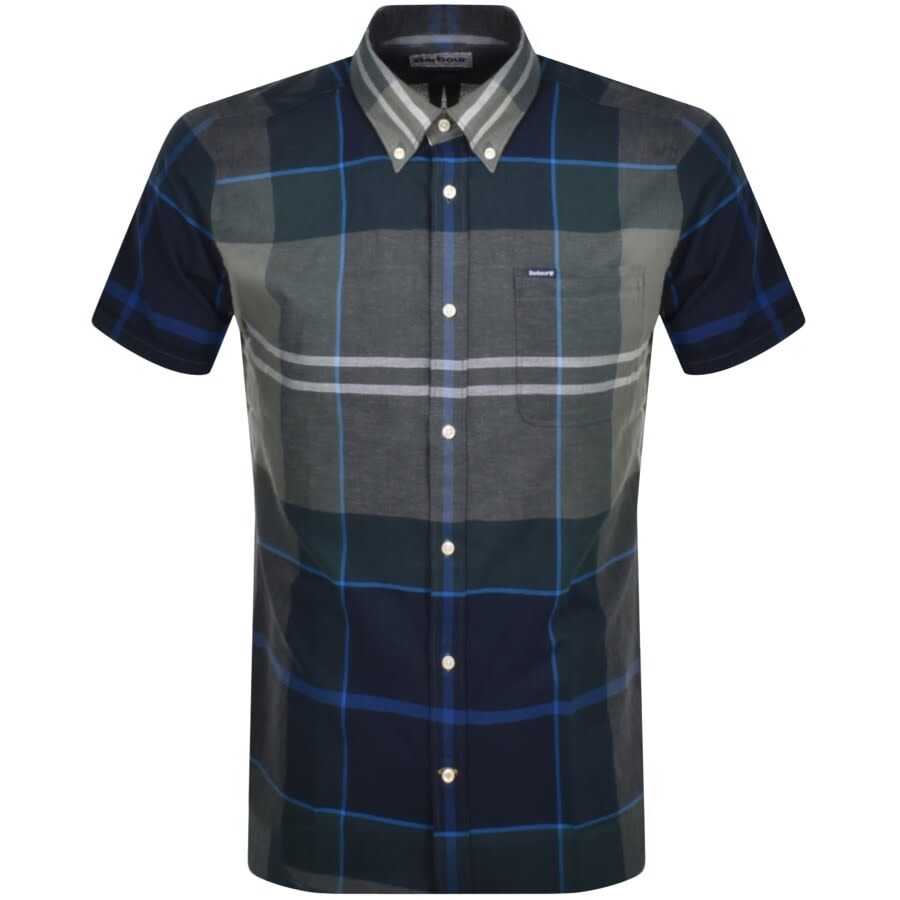 Barbour Douglas Short Sleeved Shirt Green | Mainline Menswear