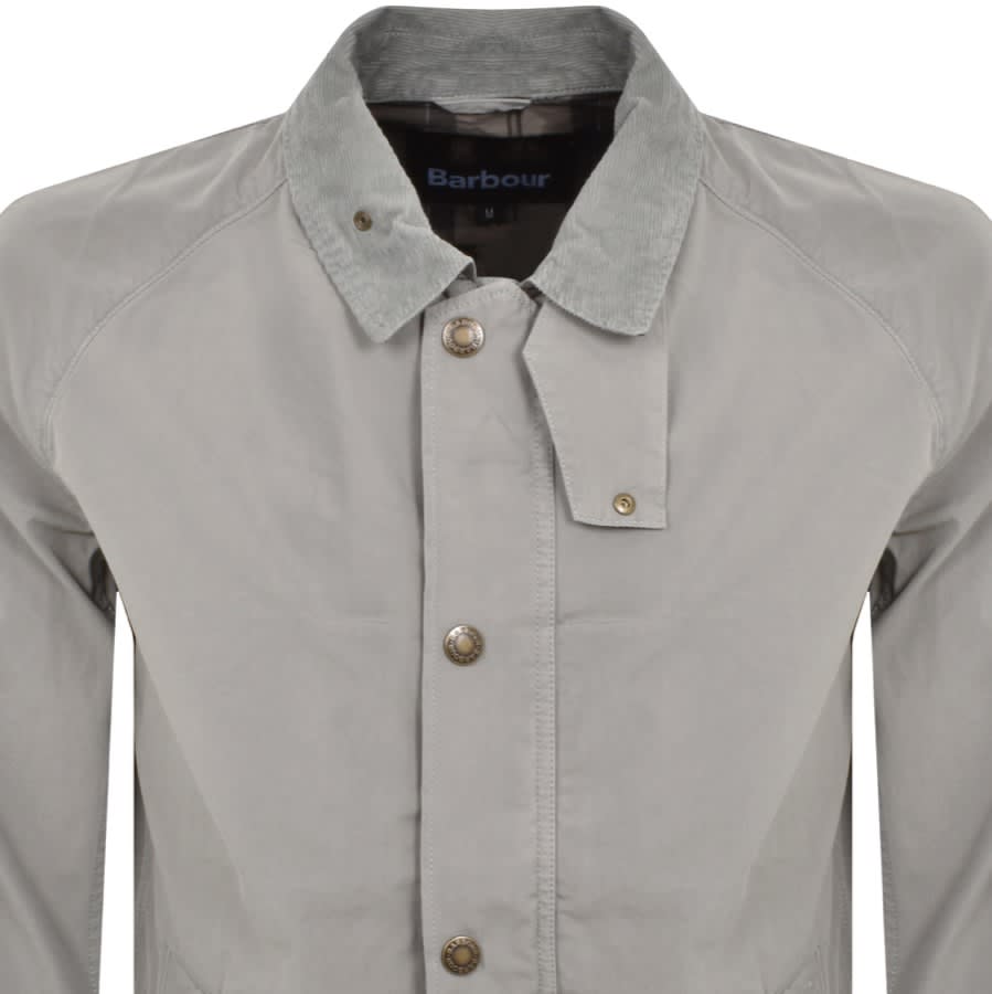 Barbour Tracker Casual Jacket Grey Mainline Menswear