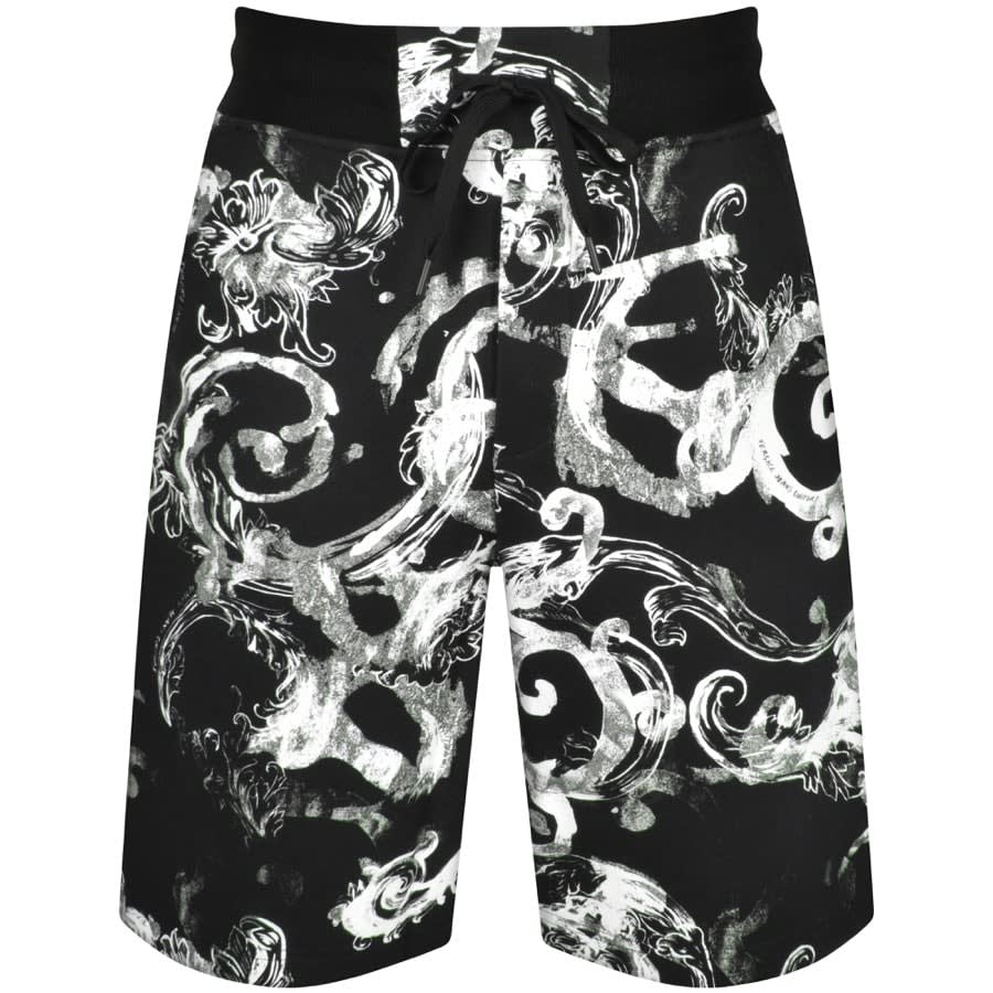 Black versace shorts deals