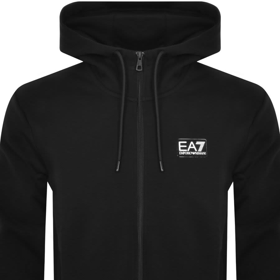Emporio armani full deals zip hoodie black