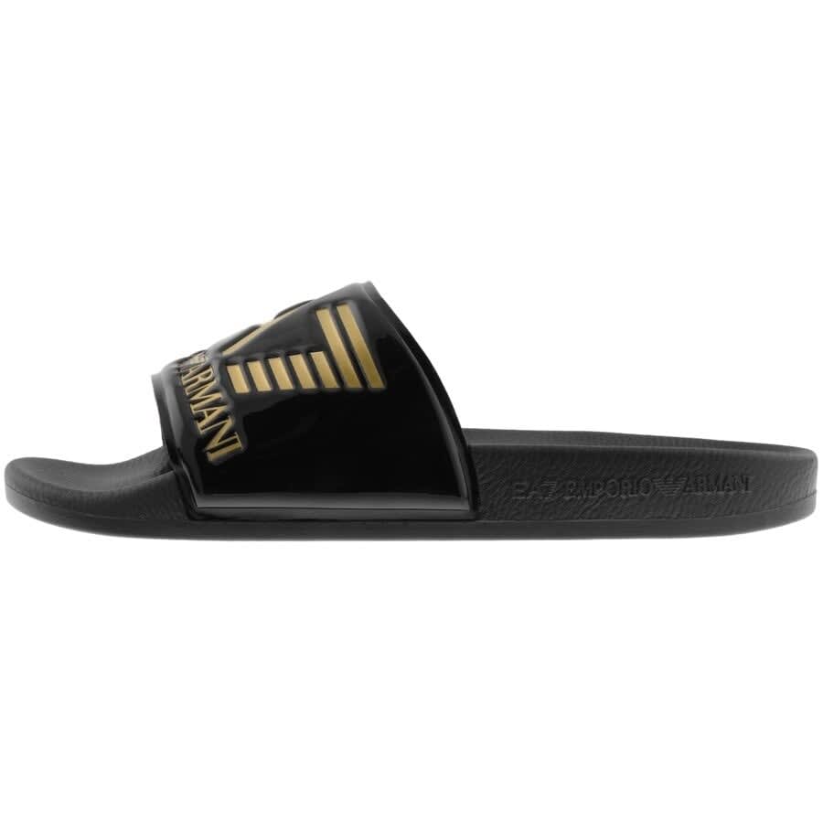 Armani sales black sliders