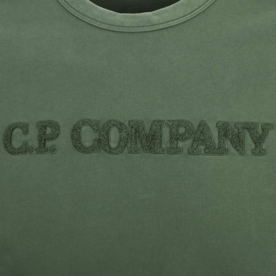 CP Company Diagonal Sweatshirt Green Mainline Menswear Canada