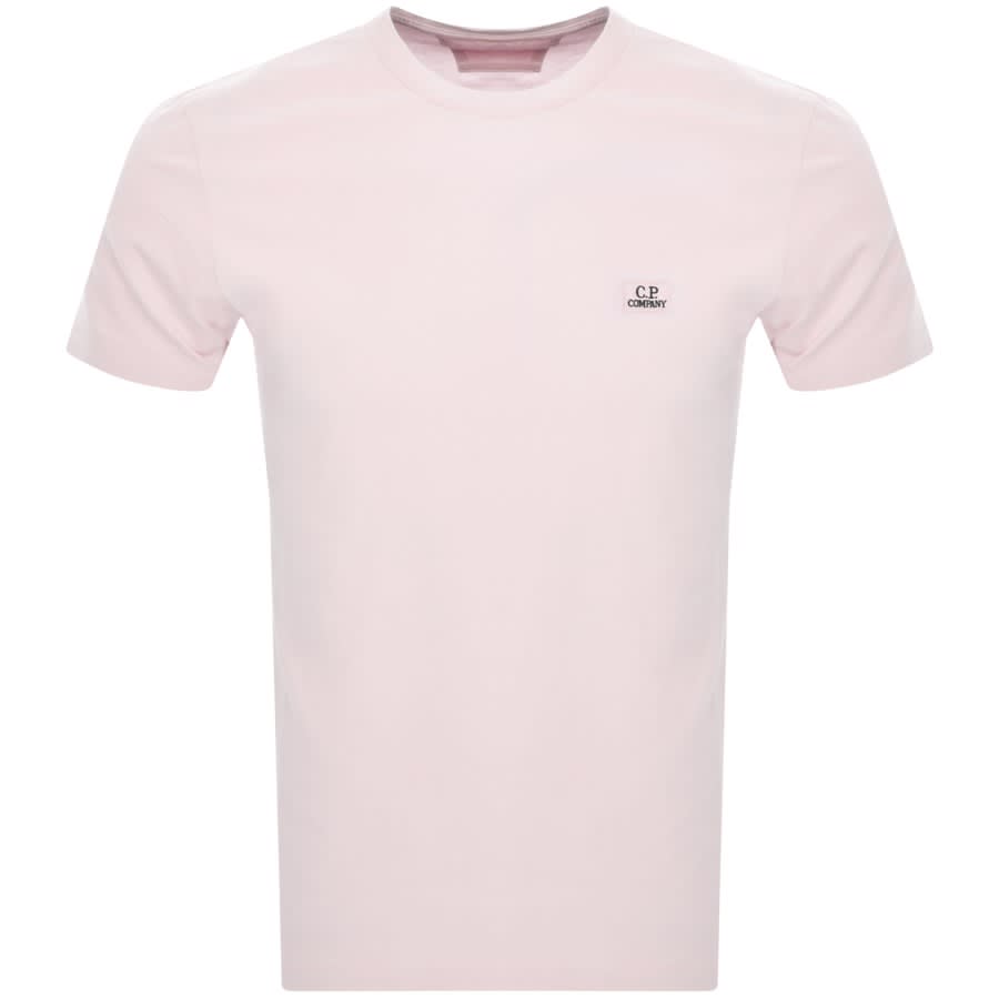 Pink cp company t shirt on sale