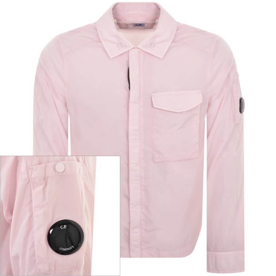 Cp company overshirt blue hot sale