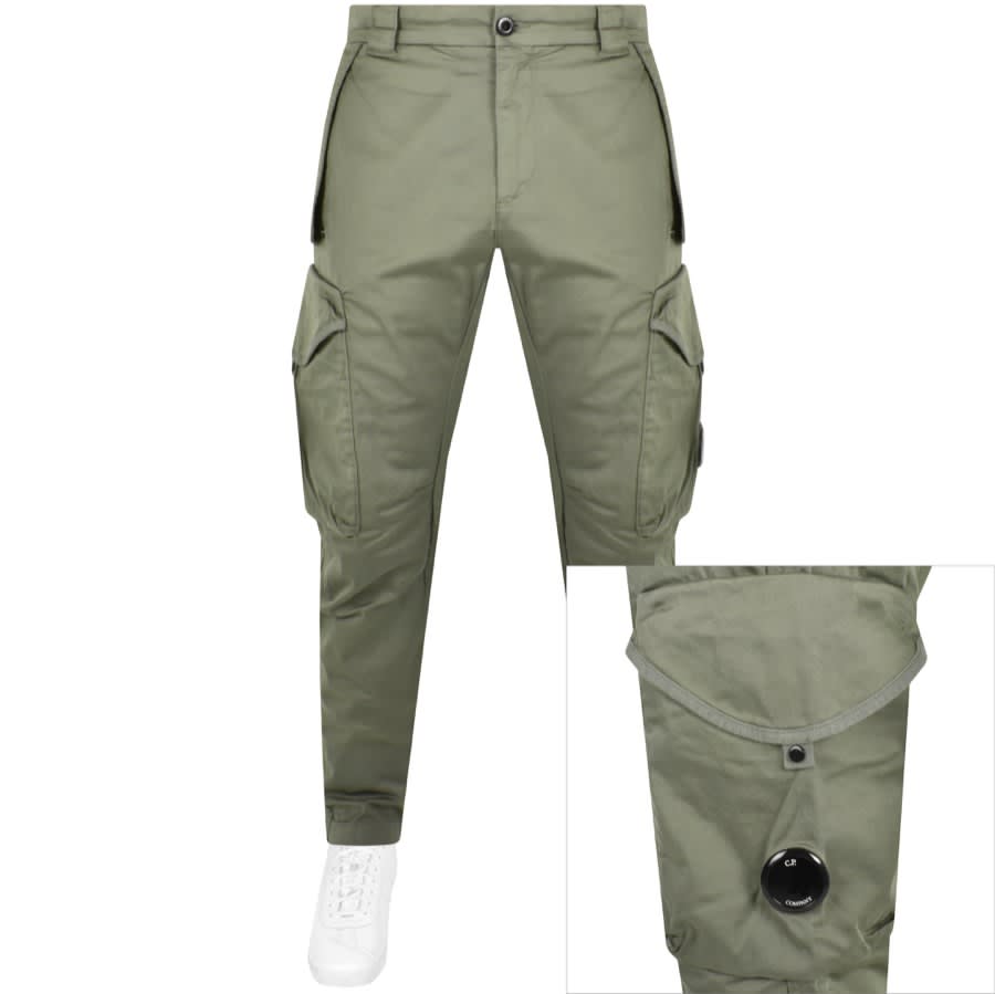 CP Company Cargo Trousers Green | Mainline Menswear