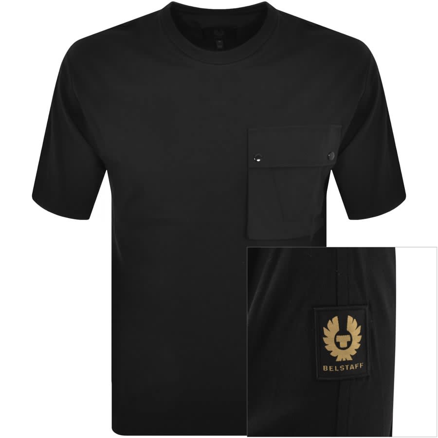 Belstaff black t shirt store