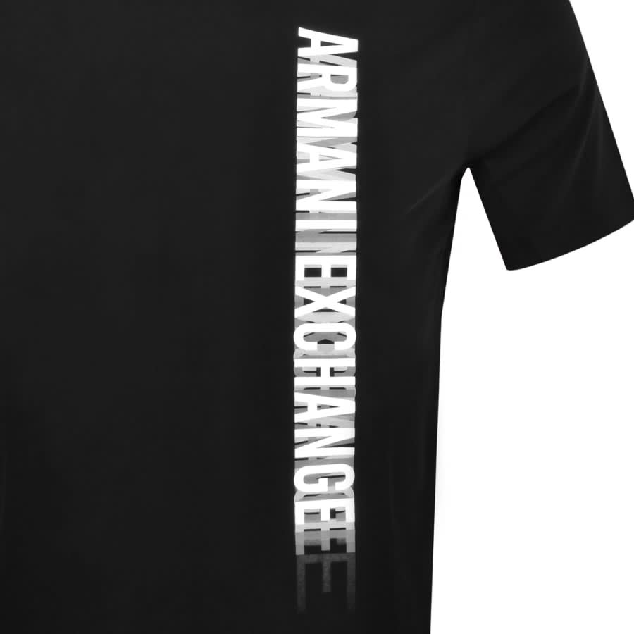 Armani Exchange Crew Neck Logo T Shirt Black
