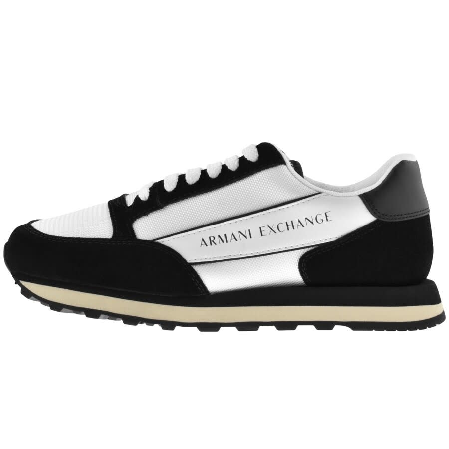 Armani exchange 2025 white trainers