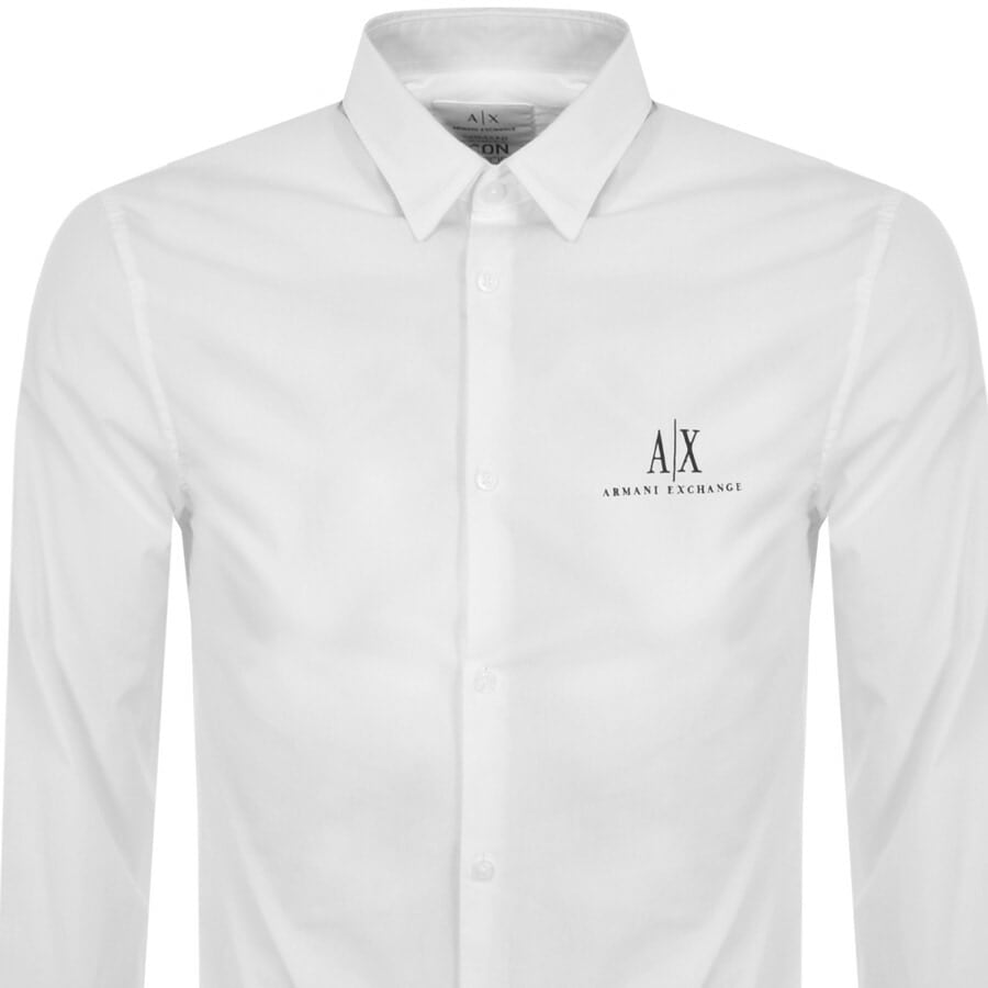 Armani Exchange Long Sleeve Shirt White