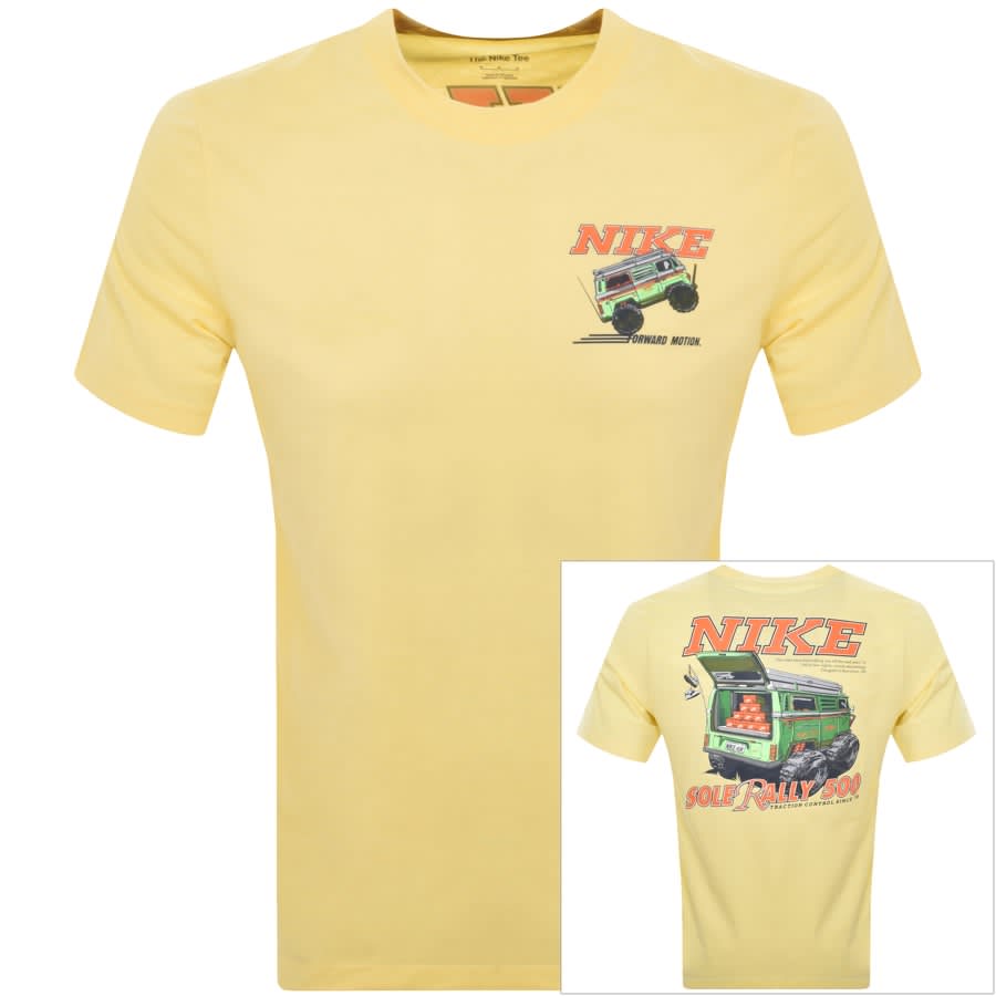 Nike Rally T Shirt Yellow | Mainline Menswear Canada