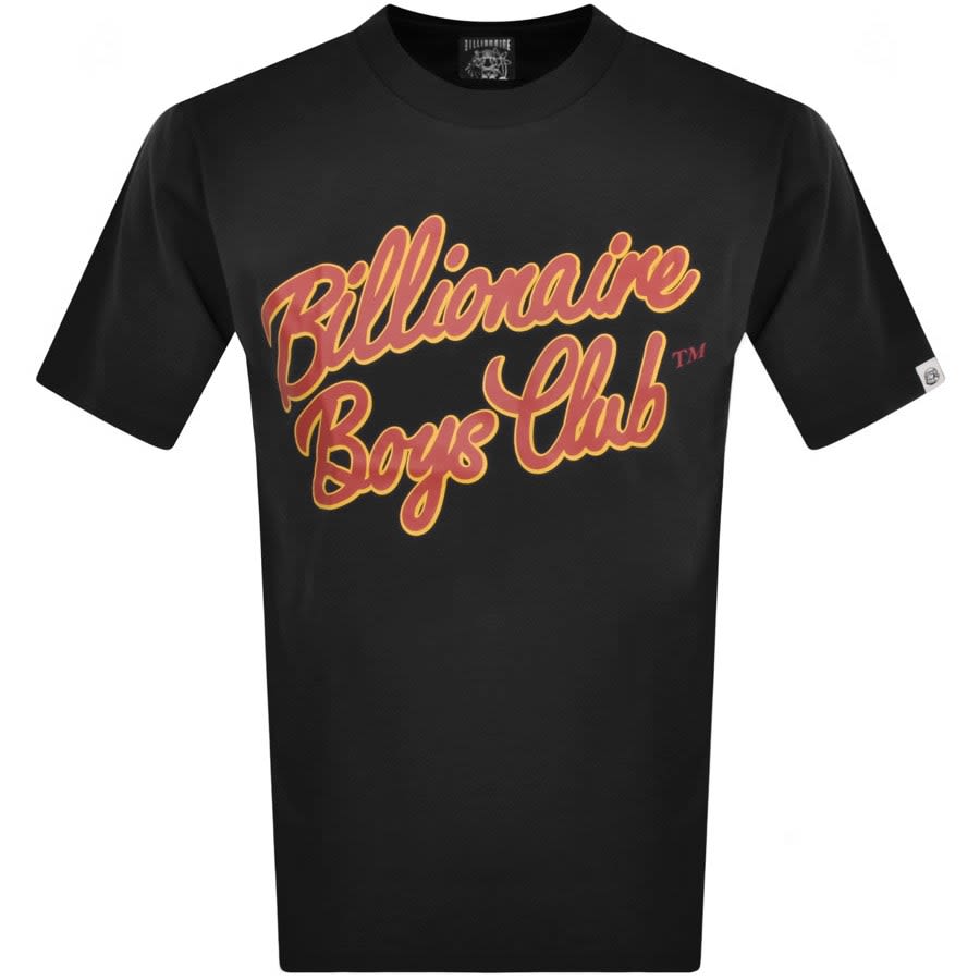 Billionaire Boys Club Script Logo T Shirt Black Mainline