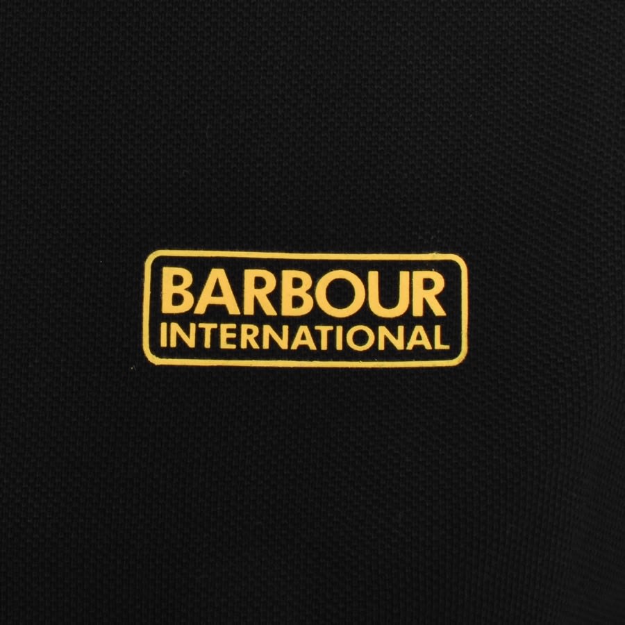 Barbour International Essential Polo T Shirt Black
