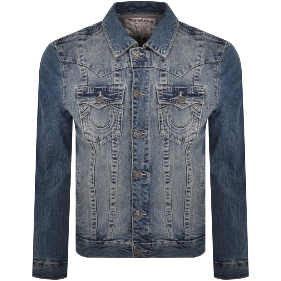True Religion Jimmy Denim Jacket - Men's Coats/Jackets in Miner Medium Wash  | Buckle