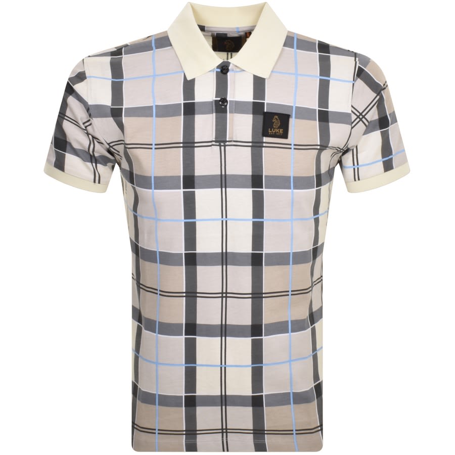 Luke 1977 Hadrians Polo T Shirt Beige | Mainline Menswear